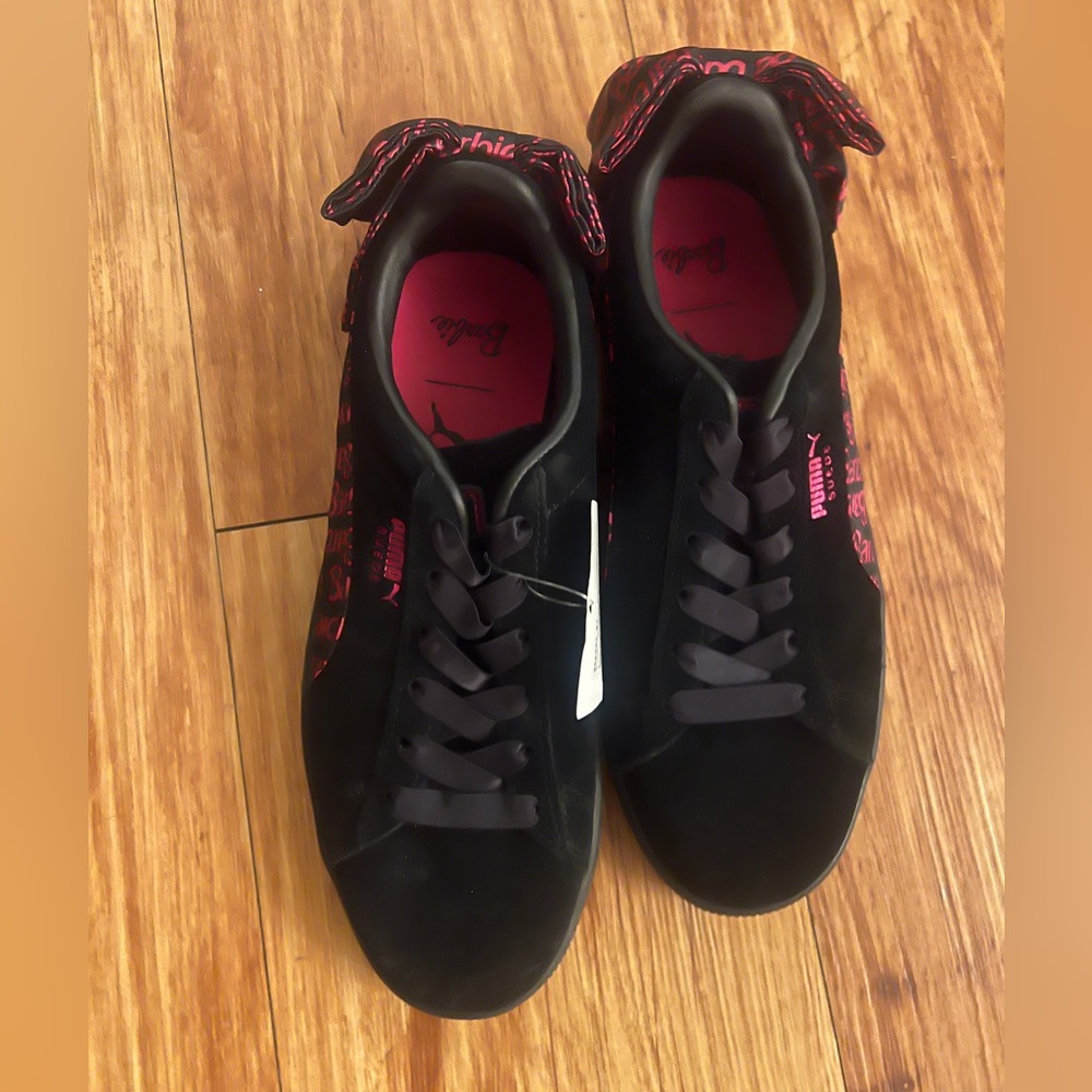 New Puma Barbie suede shoes
